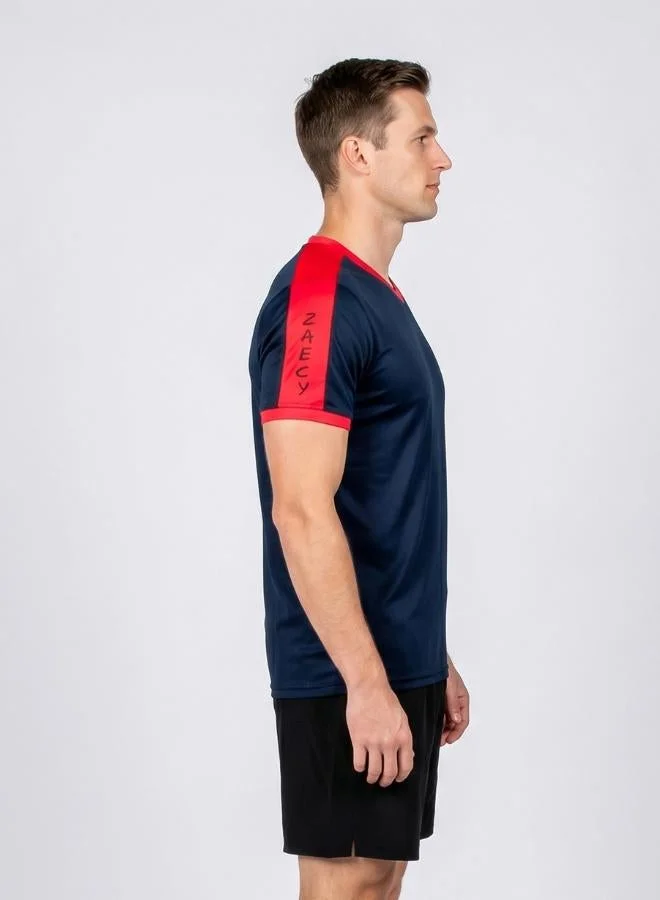 ZAECY Men's V-Neck Short-Sleeve T-Shirt