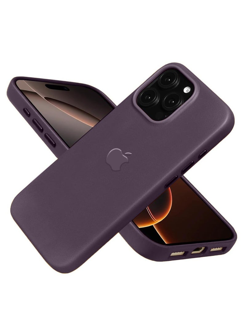 Techie حافظة جلدية لأيفون 16 برو ماكس مع ميغ سيف - Image 1