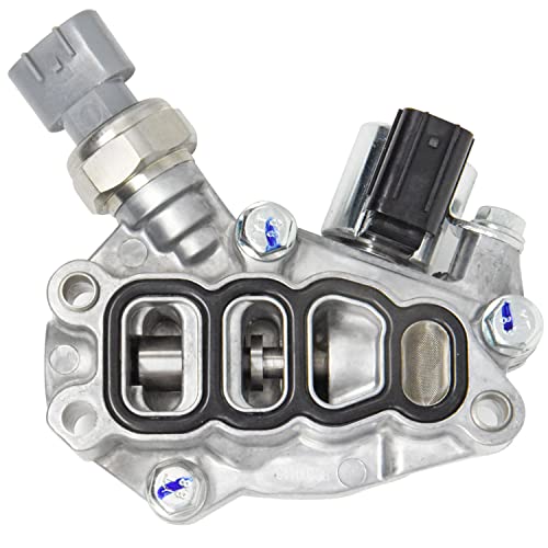 NMN VTEC Timing Solenoid Spool Valve Assembly W/Gasket 15810-RKB-J01 Compatible with Honda Pilot Accord Odyssey 2.4L 3.0L 3.5L - Image 1