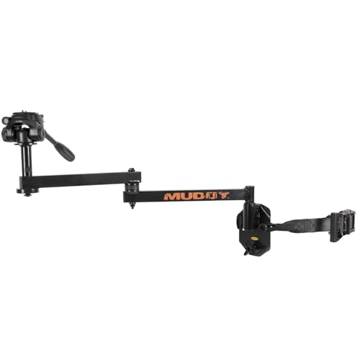 MUDDY Hunt Hard Compact Durable Aluminum Lightweight Ergonomic Portable Easy-to-Install Silent Outdoor Camera Arm | 24" Reach with Over 5 Points of Adjustment - Image 2