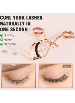 CMGTYYD Eyelash Curler Set,Partial Lash Curler Eyes Makeup Tools,Eyelash Separator With 6 Bonus Replacement Silicone Pads,Eyelashes Curler Fits All Eye Shapes  - Image 2
