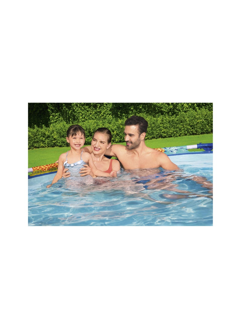 Bestway - Steel Pro Frame Pool Without Pump Colorful Panda And Fox Design - 5612F - Image 5