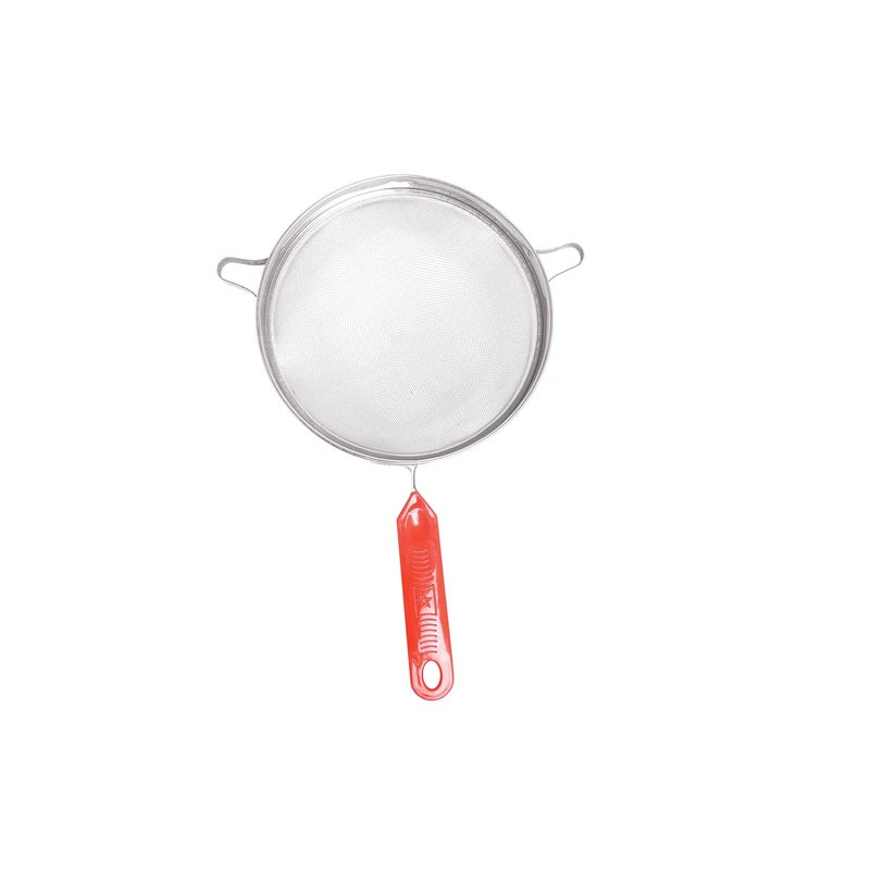 Prokart ProKart Premium Stainless Steel (16 Cm) Soup & Juice Strainer/Liquid Filter for Kitchen Use | Soup Chalni with Red Handle for Tea, Coffee, Milk, Rice & Juice Use (Steel Strainer- Pack of 1) - Image 3