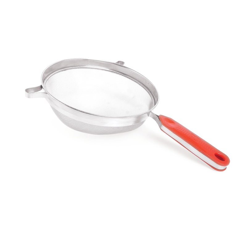 Prokart ProKart Premium Stainless Steel (16 Cm) Soup & Juice Strainer/Liquid Filter for Kitchen Use | Soup Chalni with Red Handle for Tea, Coffee, Milk, Rice & Juice Use (Steel Strainer- Pack of 1) - Image 5