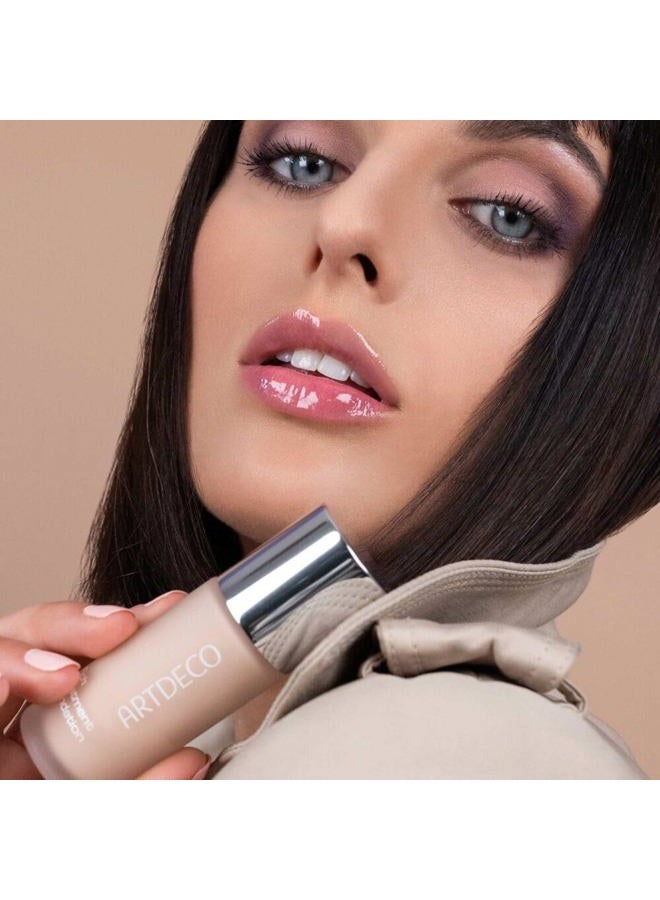 ARTDECO Rich Treatment Foundation - Deep Honey N°18 - Conceals Imperfections & Creates Flawless Complexion - Long-Lasting - Even & Velvety-Smooth Finish - Water-Resistant - Vegan Makeup - 0.67 Fl Oz - Image 5