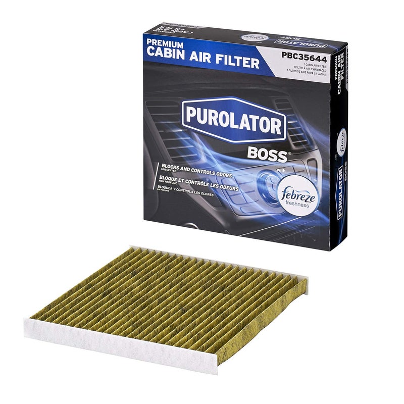 Purolator PBC35644 PurolatorBOSS Automotive Cabin Air Filter with Febreze  Activated Carbon Car  Truck Passenger Compartment OEM Filter Replacement for Toyota Tacoma Dodge Dart and more