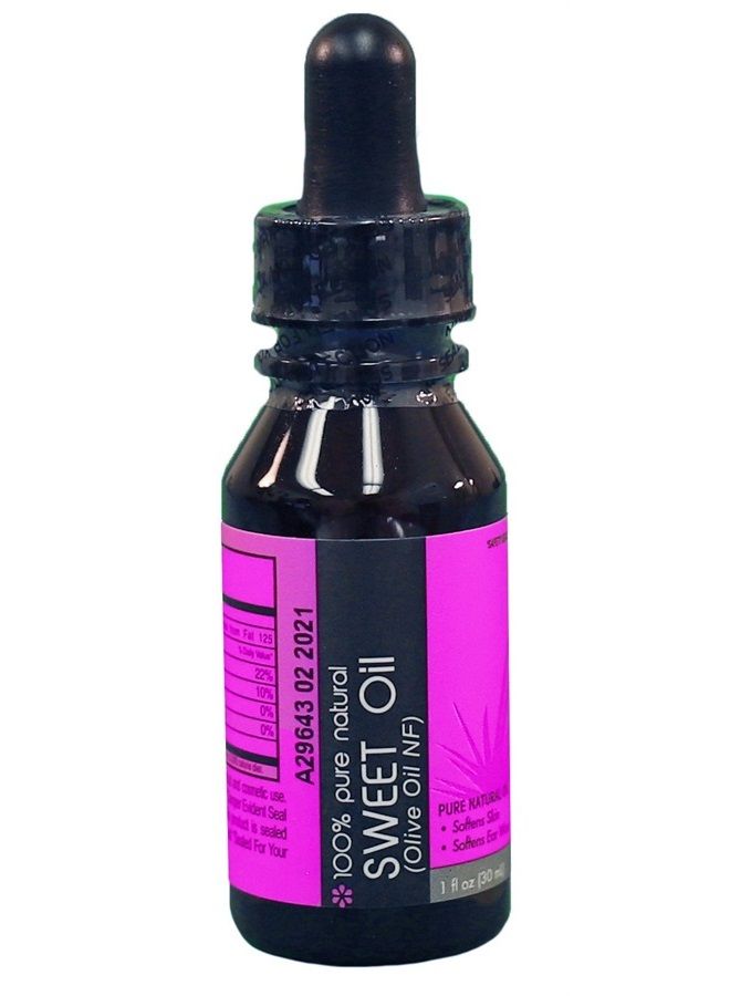 206311001 Sweet Oil with Dropper, 1 oz., Pure, All Natural Oil