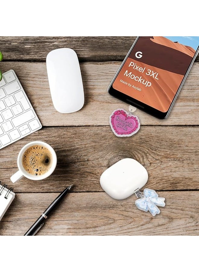 Relex 9 Pack Funny Dust Plug Charm Type C for E Reader, Dust Plug Accessories for Women, Type C/Micro USB Dust Plug - Image 4