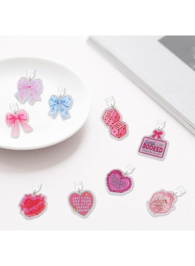 Relex 9 Pack Funny Dust Plug Charm Type C for E Reader, Dust Plug Accessories for Women, Type C/Micro USB Dust Plug - Image 5