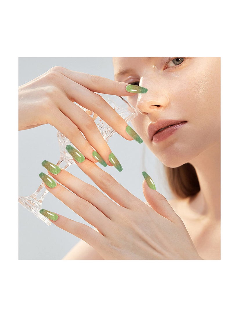 Excefore 8 Color Temperature Change Broken Diamond Nail Polish Classic Fairy Color Gradient Nails Art, Perfect Nail Polish Gift for Girls 8ml - Image 5