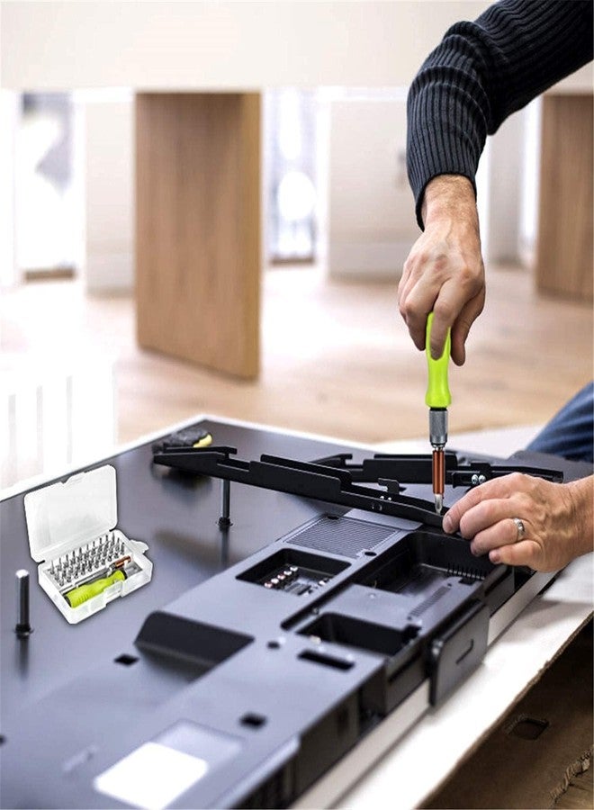 Hexabyte 32-in-1 Precision Magnetic Screwdriver Set – Tool Kit for Electronics, Computer, Phone, and Repair Work – Durable, Ergonomic Handle with Magnetic Tips for Easy Use - Image 2