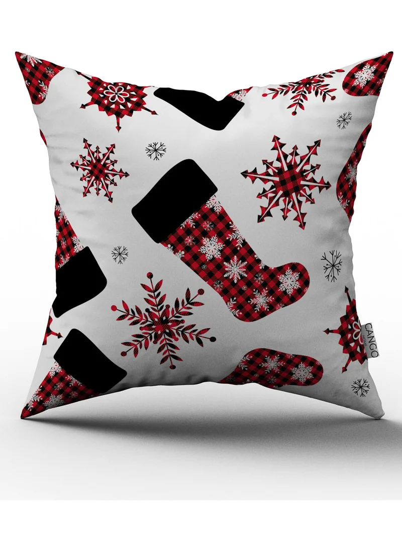 Cango Home Double Sided Printed New Year Themed Digital Printed Throw Pillow Case CGH296-CT