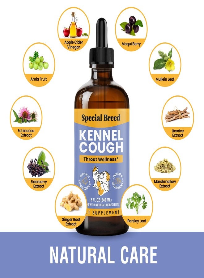Special Breed Support for Dogs & Cats, Dry and Wet, Herbal Treatment Helps Soothe Throat & Respiratory Comfort, Made in USA, 8oz - Image 3