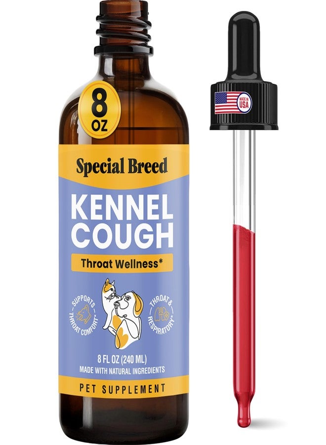 Special Breed Support for Dogs & Cats, Dry and Wet, Herbal Treatment Helps Soothe Throat & Respiratory Comfort, Made in USA, 8oz - Image 1