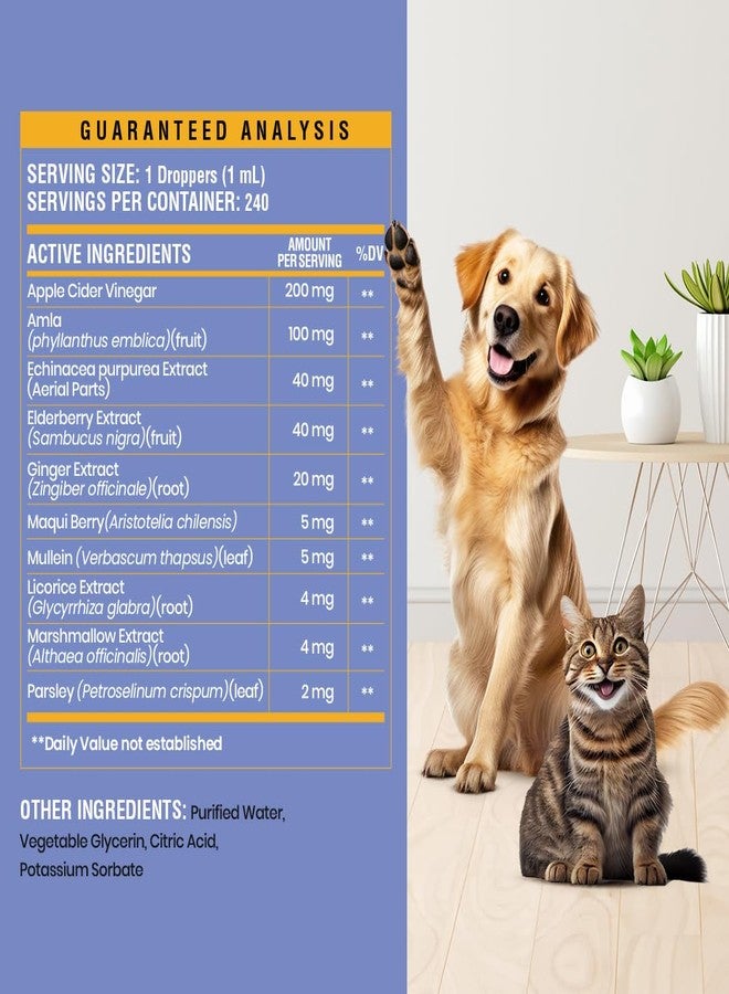 Special Breed Support for Dogs & Cats, Dry and Wet, Herbal Treatment Helps Soothe Throat & Respiratory Comfort, Made in USA, 8oz - Image 5