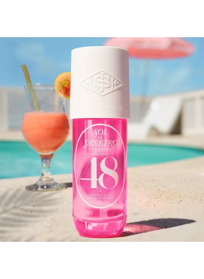 SOL DE JANEIRO Cheirosa 48 Hair & Body Perfume Mist 90ml | Tropical Fruity Floral Fragrance with Guava Nectar, Coconut Water, Orchid, Vanilla & Pink Musk | Long-Lasting Body Spray for Women - Image 5