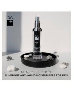 IDC IDC Dermo Men G2 All-In-One Anti Aging Face Cream Serum for Men - 1 fl oz - Anti Wrinkle Face, Eyes And Neck Firming And Tightening Cream - Vegan Hydrating Face Serum Anti Wrinkle Pore Refining  - Image 2