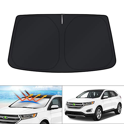KUST Custom Fit Windshield Sun Shade for 2015-2024 Ford Edge SUV Sunshade Window Sun Visor Protector Foldable Blocks UV Rays Keep Your Car Cooler - Image 1