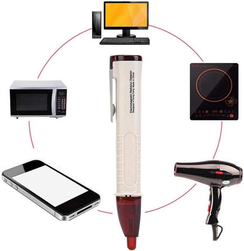 Electromagnetic Radiation Detector Pen Type Non-Contact Electromagnetic Field Radiation Detector Mini EMF Tester Meter - Image 2