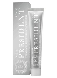 President President White Toothpaste 75ml – Effective Whitening for a Brighter, Confident Smile  - Image 1