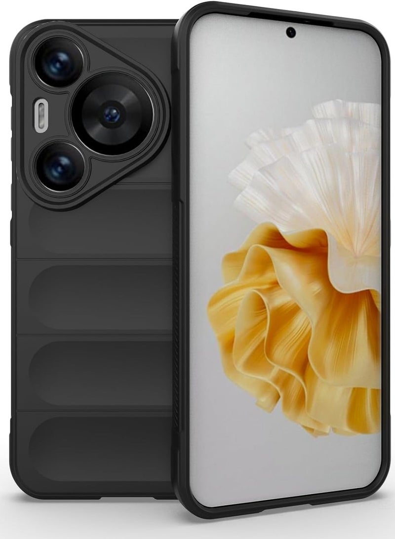 general Case Compatible with Huawei Pura 70 Pro+ 6.8 inch Released 2024, Slim Shock-Absorption Flexible Soft TPU Protective Back Cover - Image 2