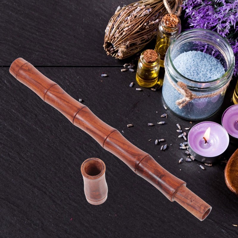 Solid Wood Incense Stick Holder Storage Tube For Home Fragrance Meditation 10g - Image 5