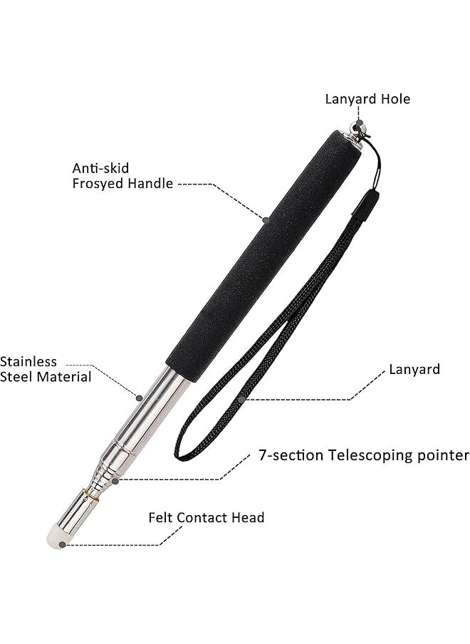 مجموعة من 2 عصا مؤشر تلسكوبية بطول 1 متر مع حزام يد مؤشرات عرض للفصل الدراسي للمدربين وحامل السبورة البيضاء باللونين الأسود والأحمر - pzsku/ZBC0861CC602A20491F30Z/45/_/1740916852/97a034f5-37f4-420e-9838-f9f92b974854