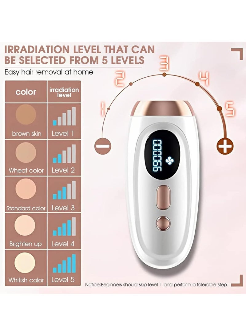general Laser Hair Removal, Permanent Painless Hair Removal Device, 1,000,000 Flashes, IPL Hair Removal Device, Men's  Women's Face Legs Bikini Full Body Epilator - Image 4