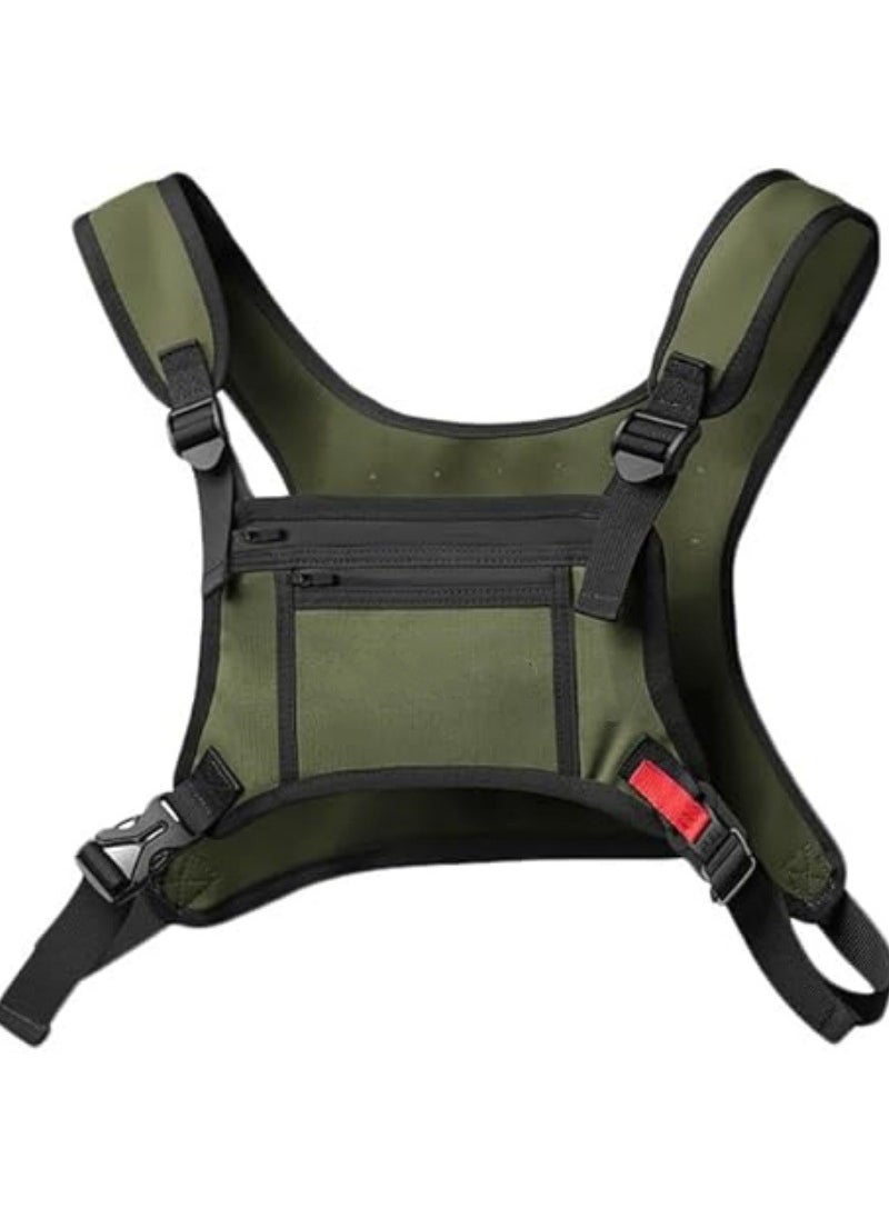 Generic - Tactical Backpack Mens Cross-Border Direct Supply Trendy Brand Diving Fabric Outdoor Sports Climbing Bag Multi-Pocket Wear-Resis Army green - Image 1