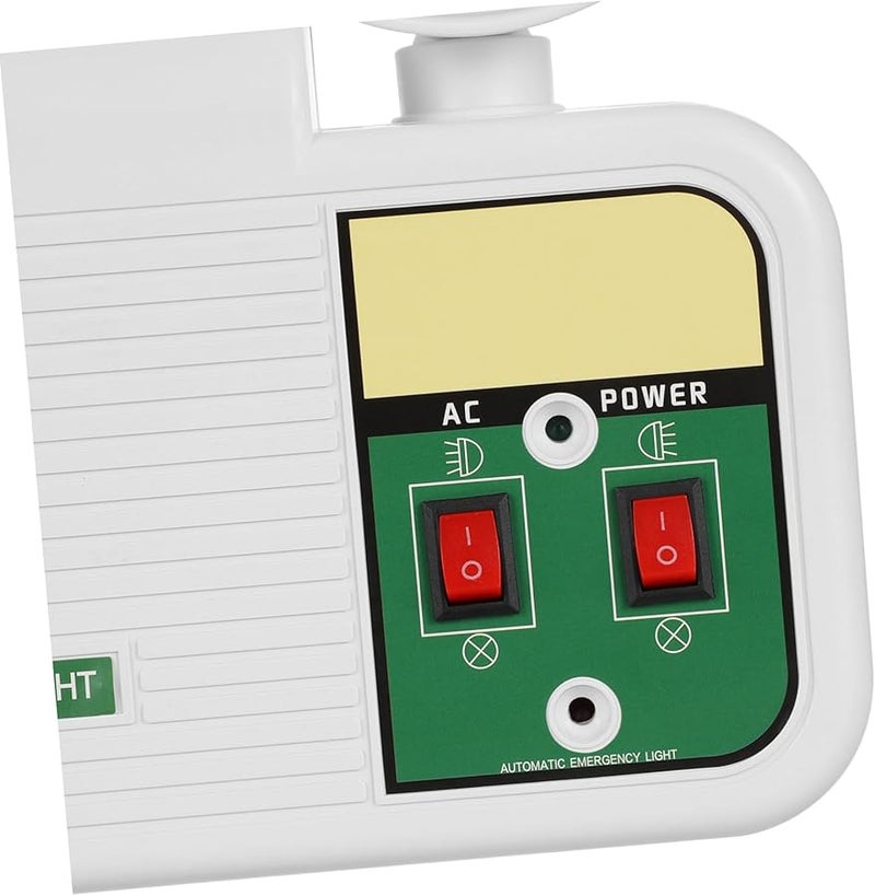 ضوء الطوارئ الأبيض LED مثبت على الحائط عالي السطوع احتياطي لانقطاع الكهرباء للممرات والسلالم سهولة التركيب قابس أمريكي - Image 4