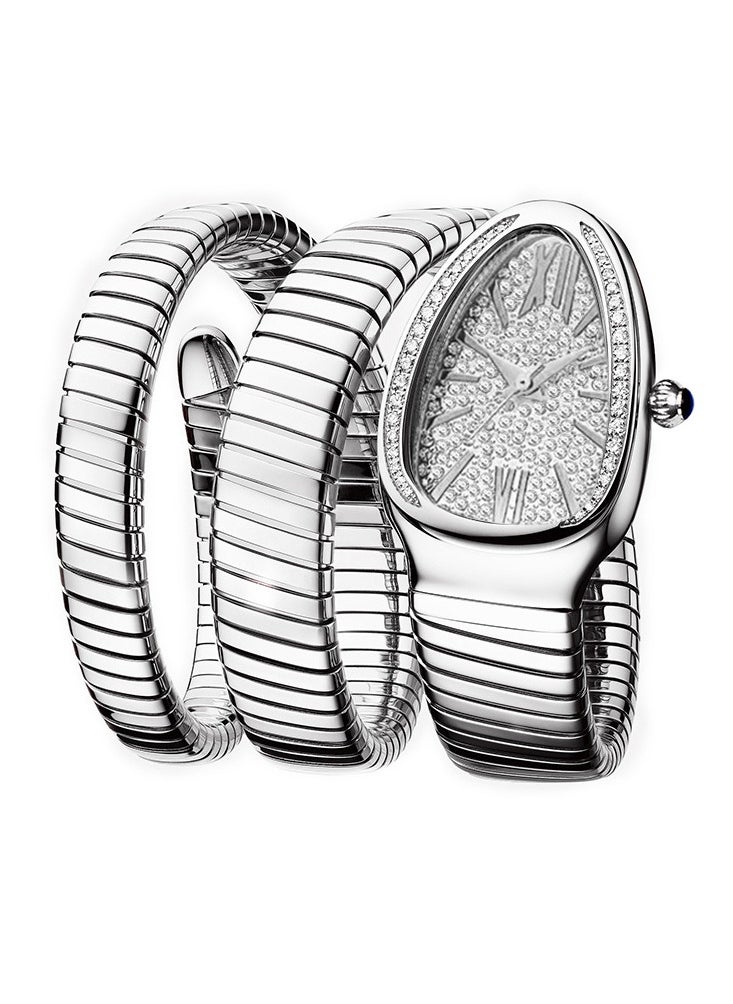 MISS FOX MISSFOX Watch For Women Luxury  Snake Waterproof Relogio Feminion Fashion  Wrist Watches Quartz WristWatch Waterproof AAA Clock Lady Hot Gift 