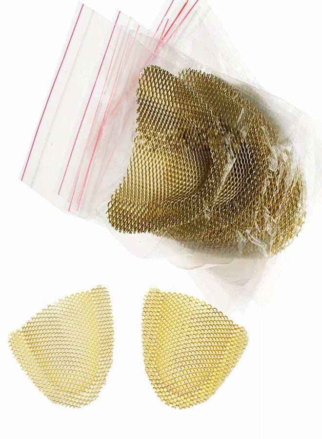 SeeFDENT 20 pcs Golden Metal Palatal Reinforcement Mesh For Acrylic Partial Denture Upper Teeth - Image 1