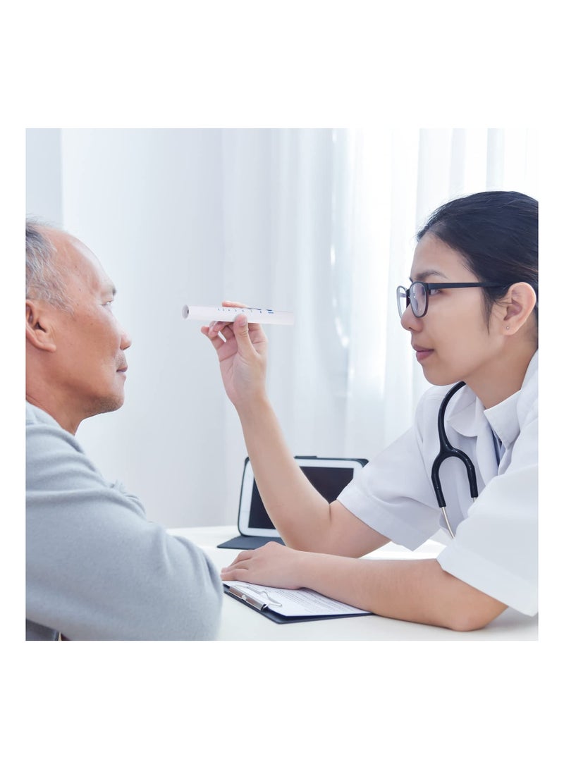 SYOSI Pen Lights for Nurses, with Pupil Gauge and Ruler Disposable Diagnostic Penlight, Student, Doctors School, Lightweight Battery Included, Precision Lens Home, Nursing Homes, Camping(12 Pack) - Image 2