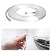 Wogomz Car Door Edge Guard 164Ft 5M U Shape Rubber Seal Edge Trim Vehicle Door Protector AntiCollision Automotive Protection Door Edge Guard Trim Universal Car Accessories Transparent - Image 2
