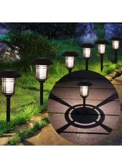 GGEROU 1-Piece Solar Pathway Lights, Outdoor Solar Lights Bright Metal Retro Solar Garden Lights Decorative Waterproof Solar Powered Led Landscape Lighting  - Image 1