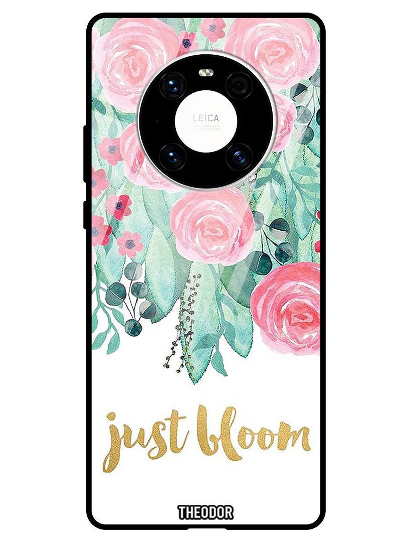 Theodor Protective Tempered Glass Case Cover HUAWEI MATE 40 5G  Just Bloom - Image 1