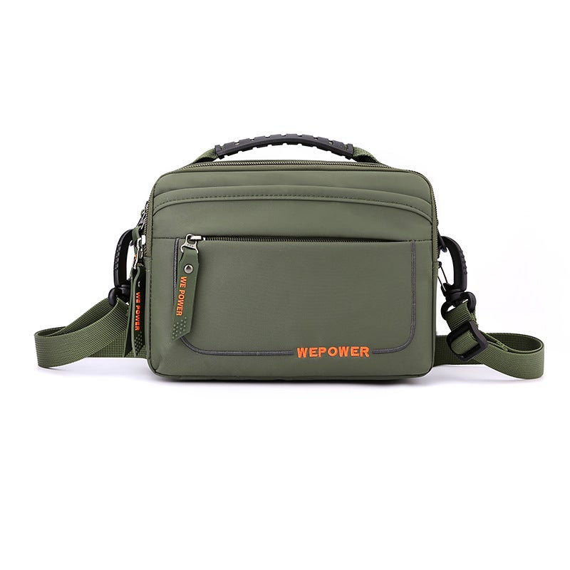 Small Messenger Bag Crossbody Bags for Men and Women , Shoulder Bag Sling Bag , Travel Bag for Work Business Satchel Bags Small Carry Bags Purse , waterproof material ,Fashionably Simple ,unisex , (green) .