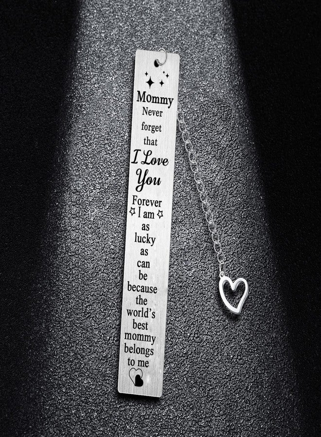 BESPMOSP Mommy Bookmarks Gifts Mom Mothers Day Birthday Christmas Gifts from Daughter Son Mother Book Lover Present I Love You Mommy Bookmark - Image 3