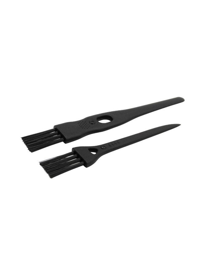GFDesign Electric Shaver Cleaning Brushes Razor Cleaner Set Nylon Bristles PP Handle - Set of 8 (Black) - Image 3