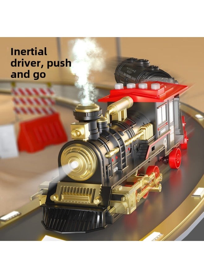 Baolexing Children's Car Toy Children's Toy Car Suit Birthday Gift Huili Car Toy Train-Color:The Police Car That Can Tell Stories#9838  - Image 2