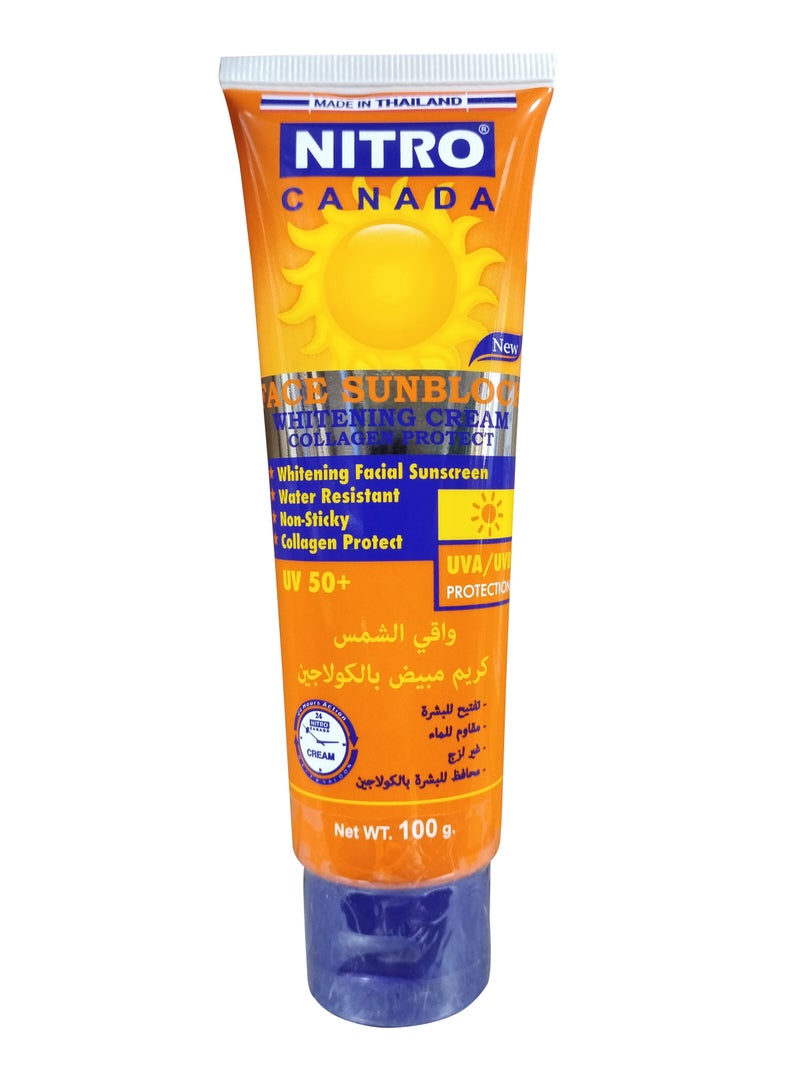 Face Sunblock Whitening Cream 100ml
