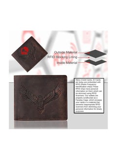 Urban Urban Forest Zeus Vintage Brown Leather Bi-Fold Wallet for Men, 6 Card Slot  - Image 3