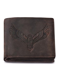 Urban Urban Forest Zeus Vintage Brown Leather Bi-Fold Wallet for Men, 6 Card Slot  - Image 1