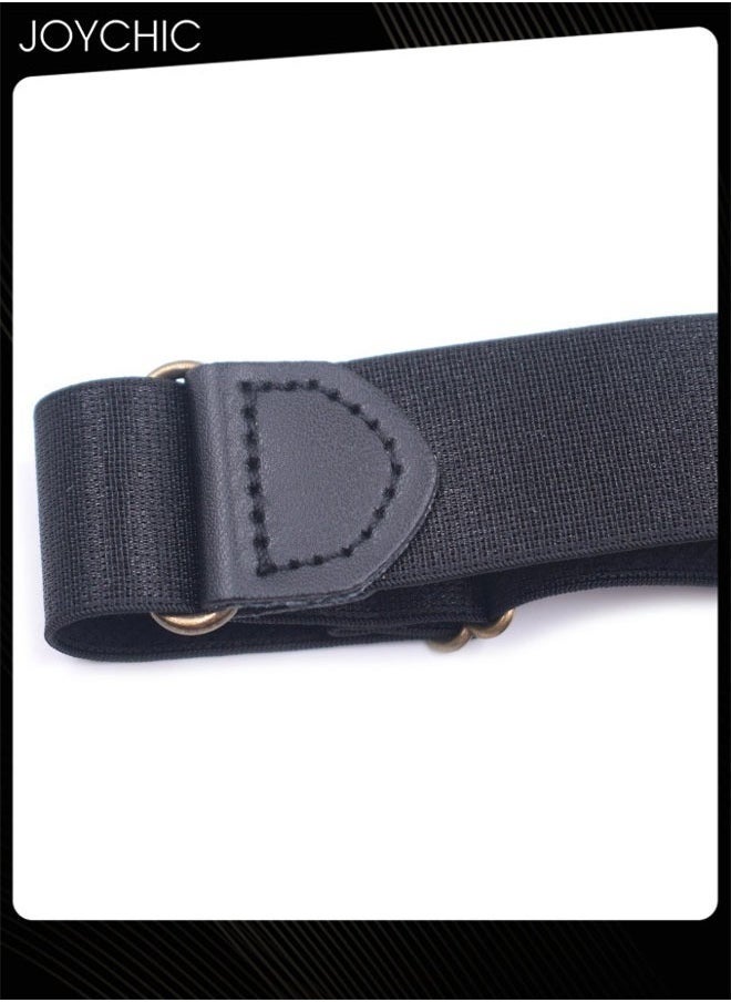 Joychic 2-piece Shirt Non-slip Adjustable Straps with High Elastic for Men  - Image 3