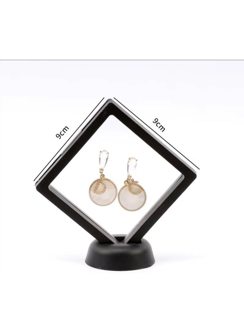 3D Floating Display Frame for Jewelry, Coins, Rings and Collectibles, Magic Suspended Showcase Case, 9x9 cm, 1 Piece - Image 2