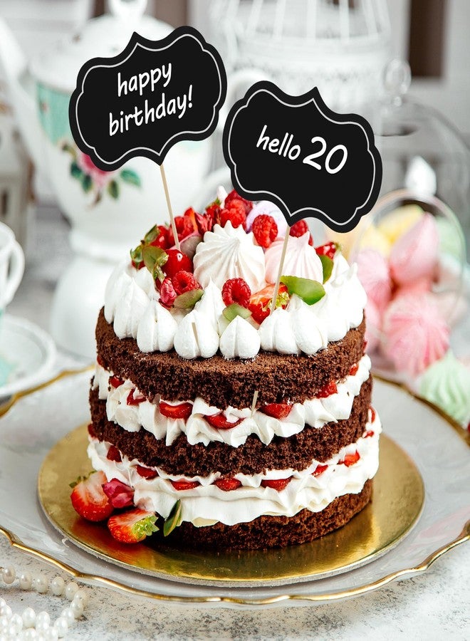 Yolev 50 Black Food Signs for Buffet Party - Food Tags, Labels & Markers for Charcuterie, Wedding & Birthday Decorations - Image 5