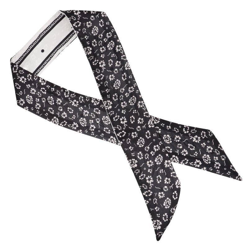 1Pc Ribbon Hair Band Stylish Silk Hair Band Ponytail Holder Chic Neck Scarf - Image 1