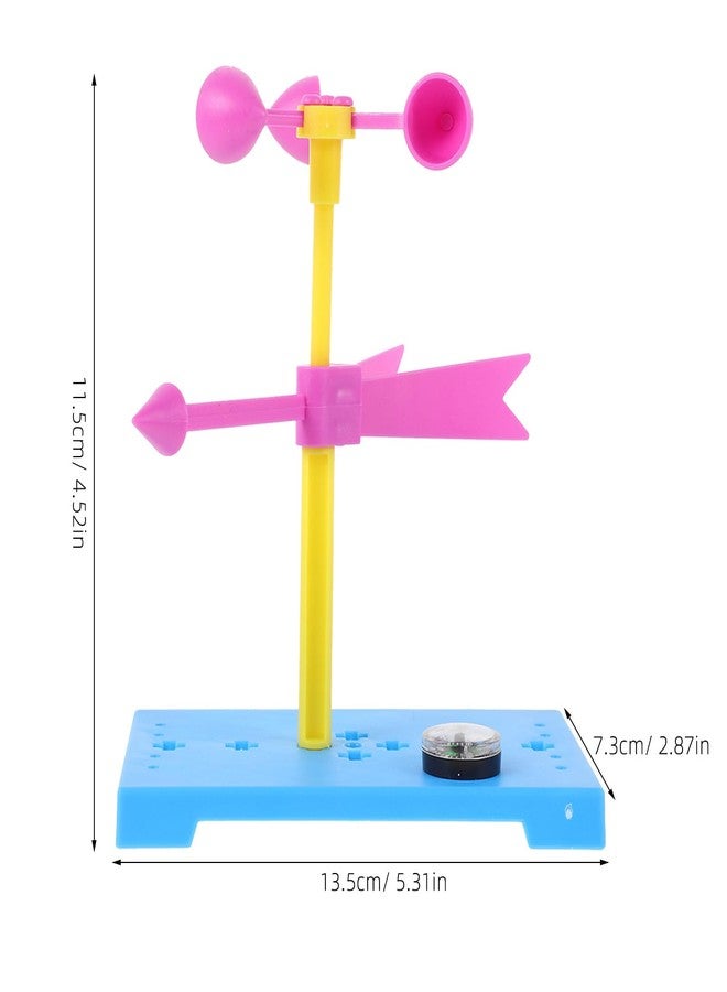 TOYANDONA 6 Sets Wind Vane Educational Toys for Kids Brain Toy Powder Anemometer Classroom Tools Weather Vane Developmental Toys Instruments Squiz Toys Manual Material Package Plastic Child - Image 2