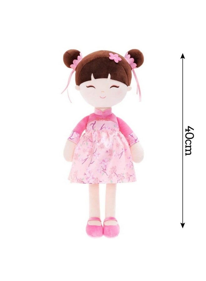 Gloveleya Baby Doll Kids Soft Doll for Kids Plush Toys Chinese Fairy Tale Dolls Toys for Ages 2-4 Peach Fairy 16" with Gift Box - Image 2