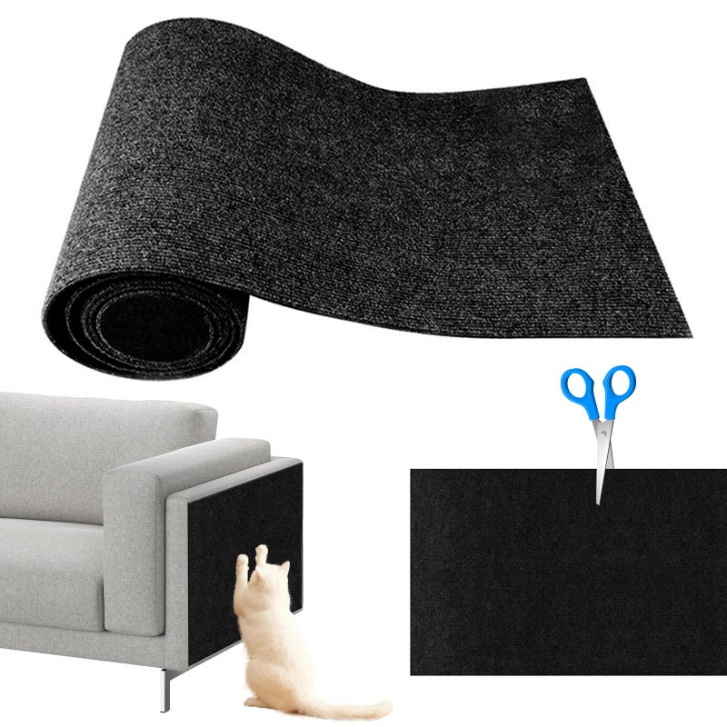 Scratching Mat, Self-Adhesive, 30 x 100 cm, Scratching Pads for Cats, Scratching Mat, Cat Sofa, Cat Wall, DIY Climbing Cat Scratcher
